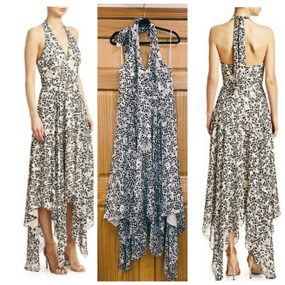 Halston Heritage One Shoulder Draped Dress - Picture 3 of 15